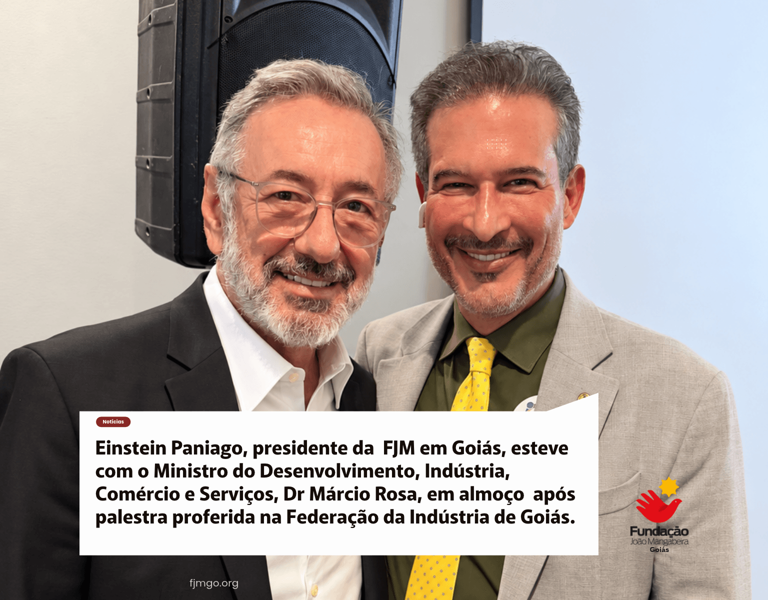 Einstein Paniago e Márcio Fernando Elias Rosa