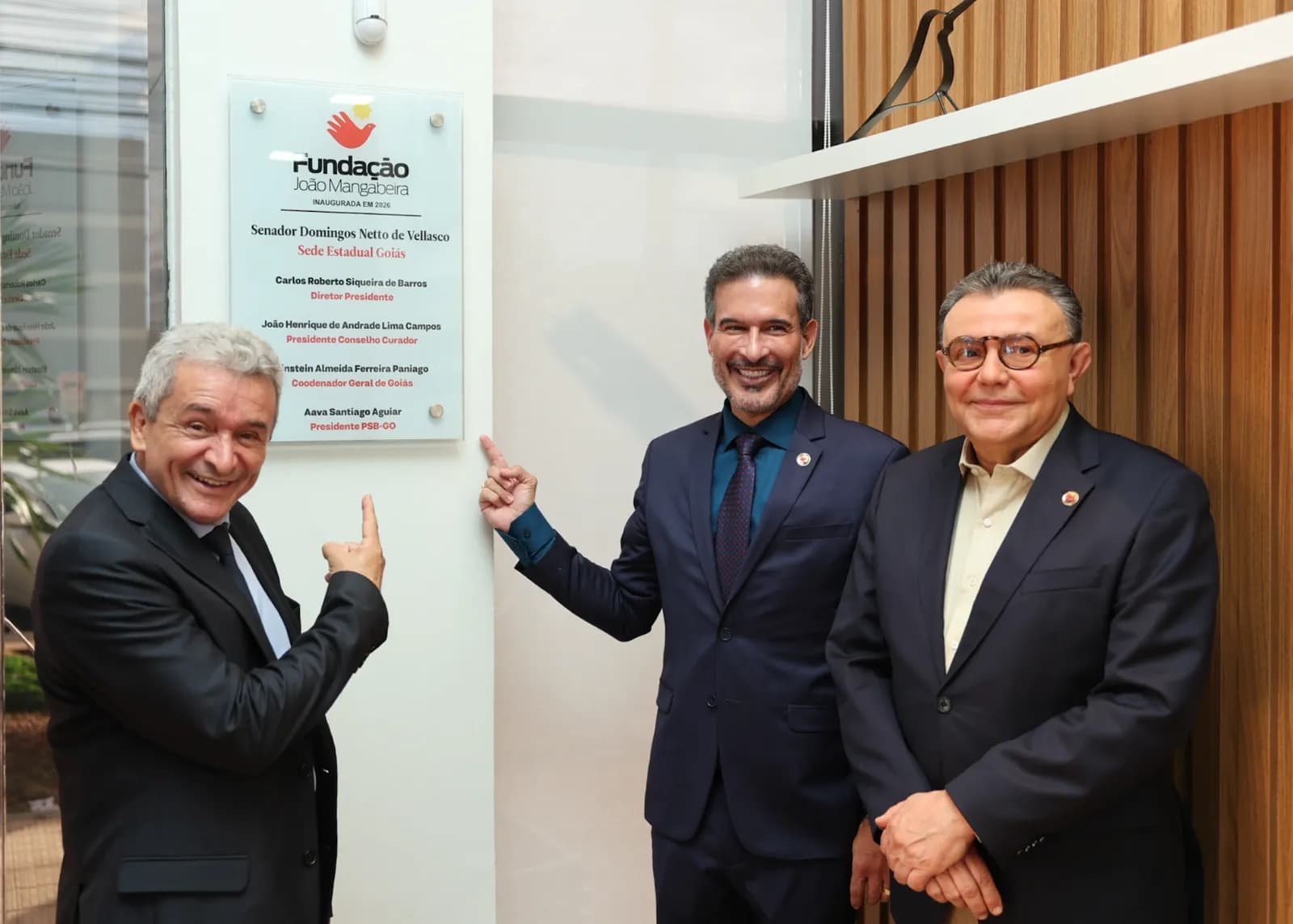 Carlos Siqueira inaugura sede estadual da Fundação João Mangabeira em Goiás